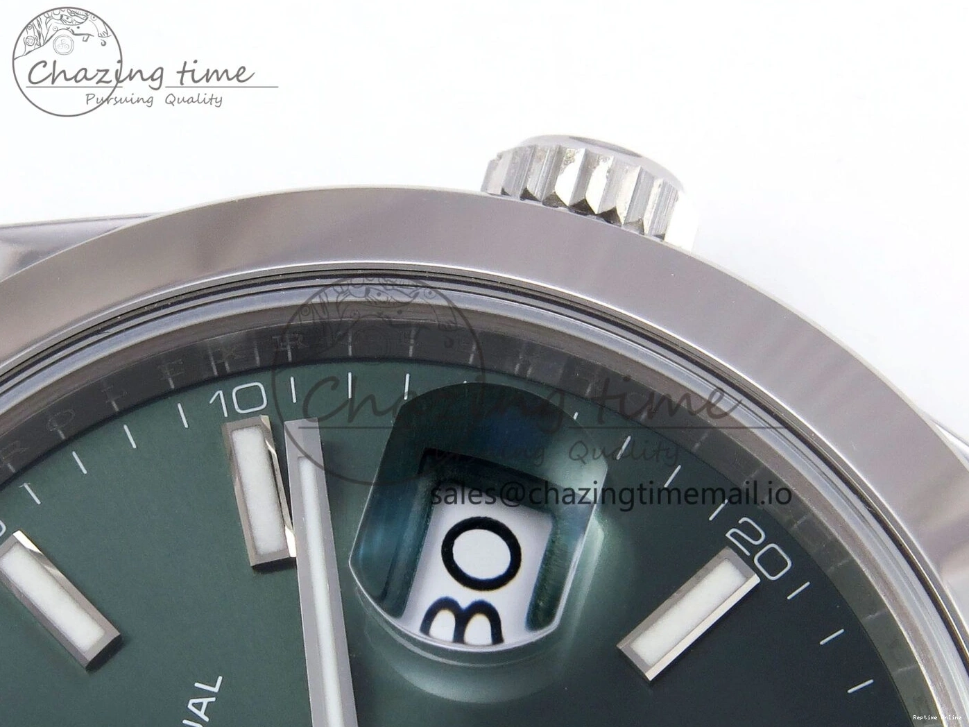 0501 DateJust 41 126330 904L SS VSF 1:1 Best Edition Green Dial on Jubilee Bracelet VS FreshLook 1282